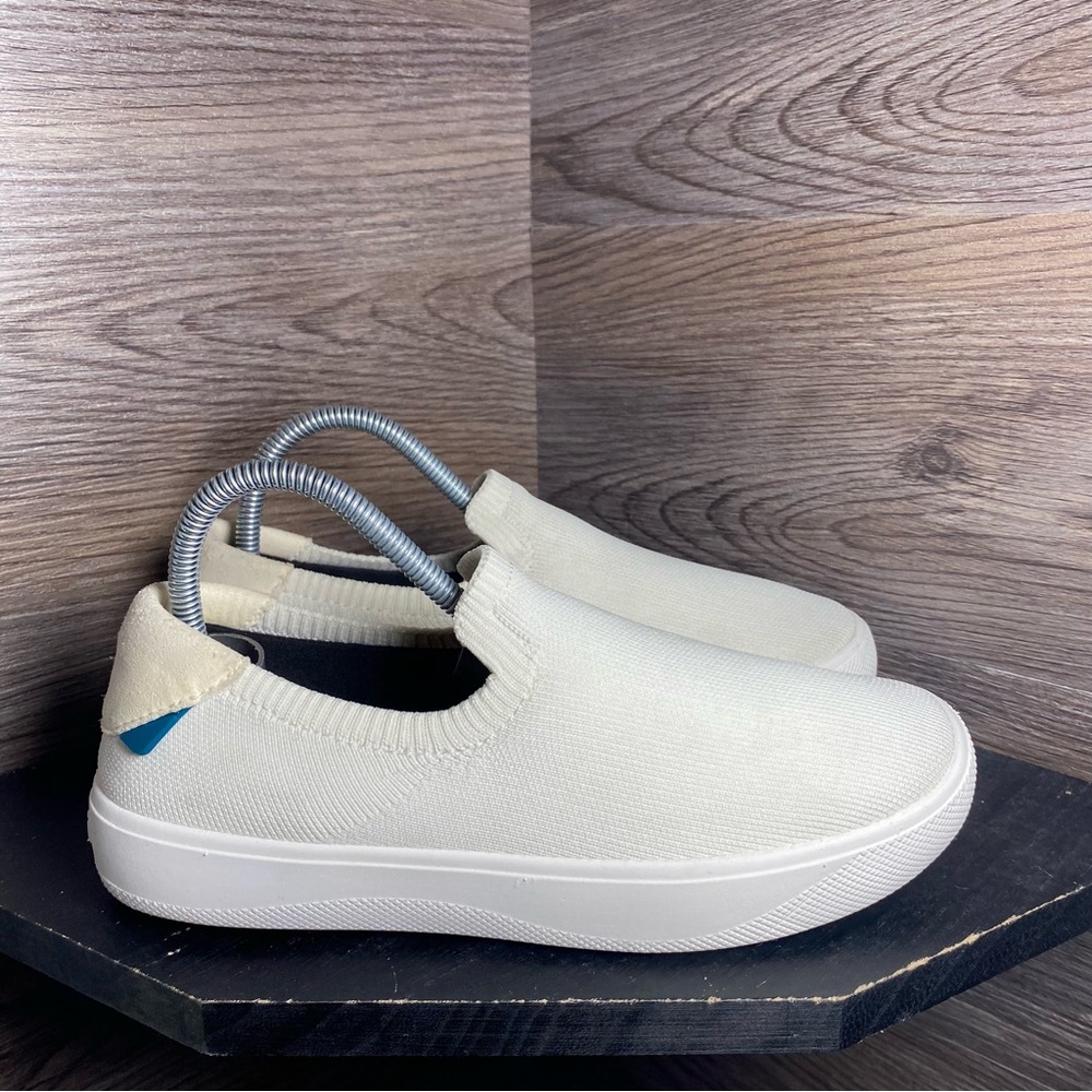 Vessi Women's Cream Slip-On Shoes